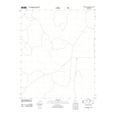 2011 Map of Ponderosa Tank, 2011 Print