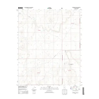 2013 Map of Ponderosa Tank, 2013 Print