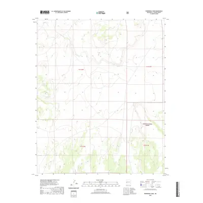 2020 Map of Ponderosa Tank, 2020 Print