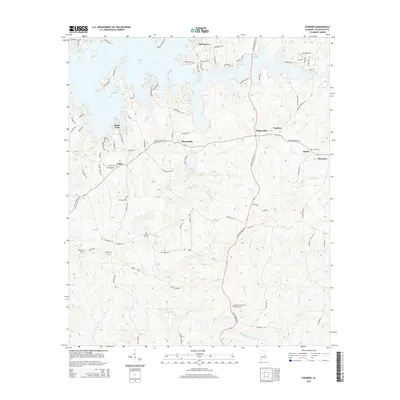 2014 Map of Ponders, 2014 Print