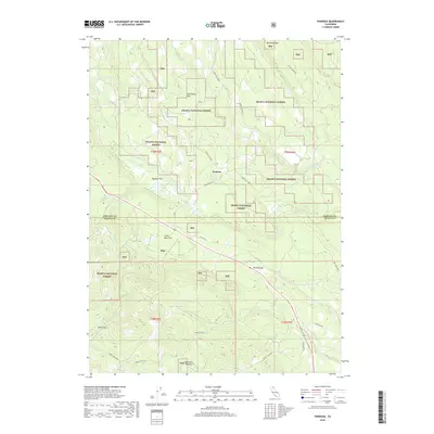 2018 Map of Pondosa, 2018 Print