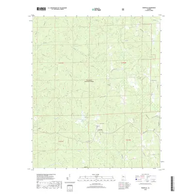 2018 Map of Pondville, 2018 Print