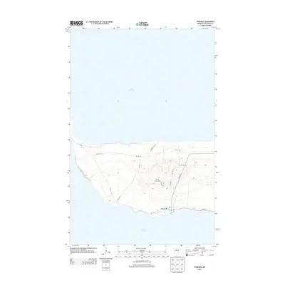 2013 Map of Ponemah, 2013 Print