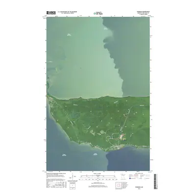 2016 Map of Ponemah, 2016 Print