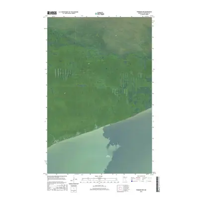 2016 Map of Ponemah NW, 2016 Print