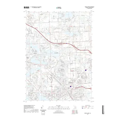 2019 Map of Pontiac North, 2019 Print