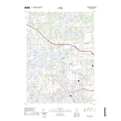 2023 Map of Pontiac North, 2023 Print
