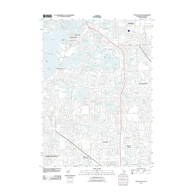 2011 Map of Pontiac South, 2011 Print