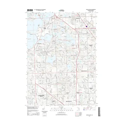 2014 Map of Pontiac South, 2014 Print