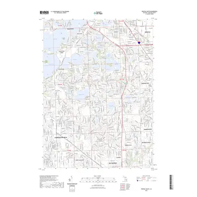 2023 Map of Pontiac South, 2023 Print