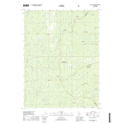 2018 Map of Pony Buck Peak, 2018 Print
