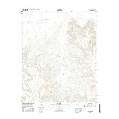2016 Map of Pony Flats, 2016 Print