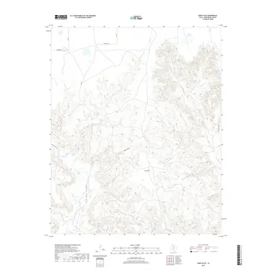 2019 Map of Pony Flats, 2019 Print