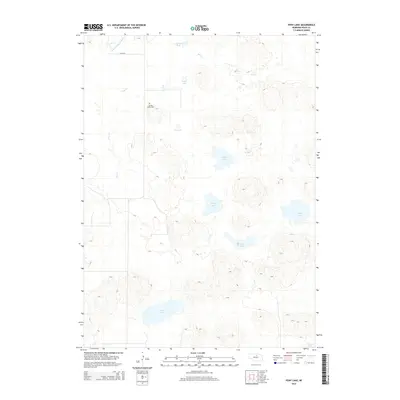 2014 Map of Pony Lake, 2014 Print