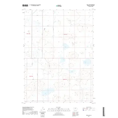 2017 Map of Pony Lake, 2017 Print