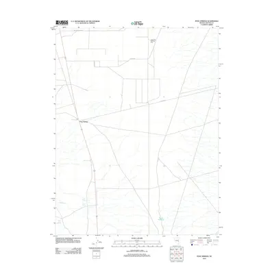 2012 Map of Pony Springs, 2012 Print