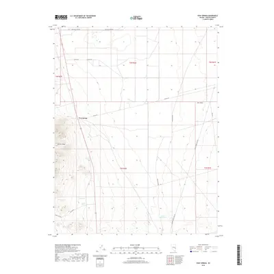 2018 Map of Pony Springs, 2018 Print