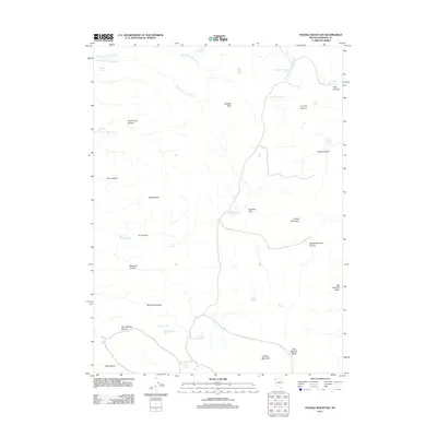 2011 Map of Poodle Mountain, 2011 Print