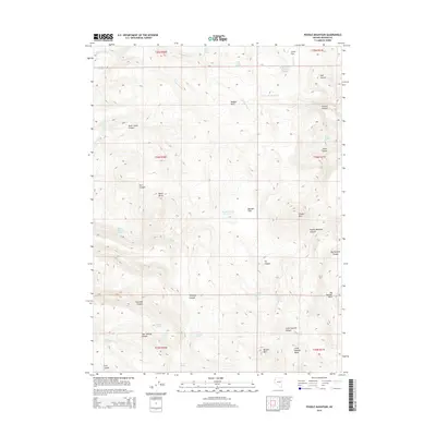 2014 Map of Poodle Mountain, 2014 Print