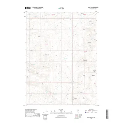 2018 Map of Poodle Mountain, 2018 Print