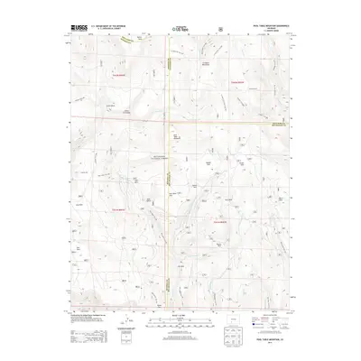 2013 Map of Pool Table Mountain, 2013 Print
