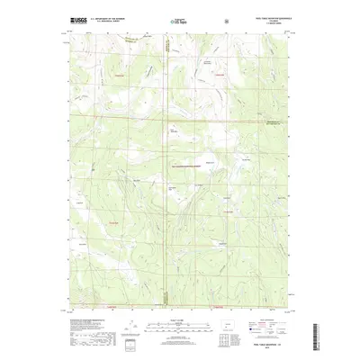 2019 Map of Pool Table Mountain, 2019 Print