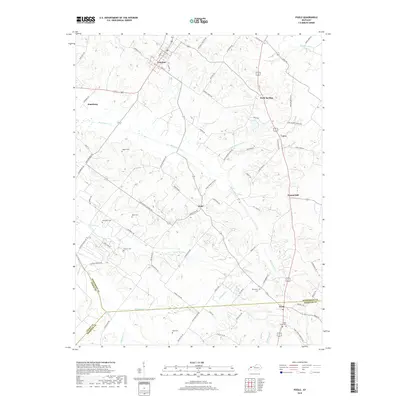2019 Map of Poole, 2019 Print