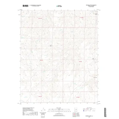 2018 Map of Popcorn Canyon, 2018 Print