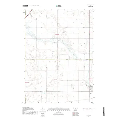 2018 Map of Popejoy, 2018 Print