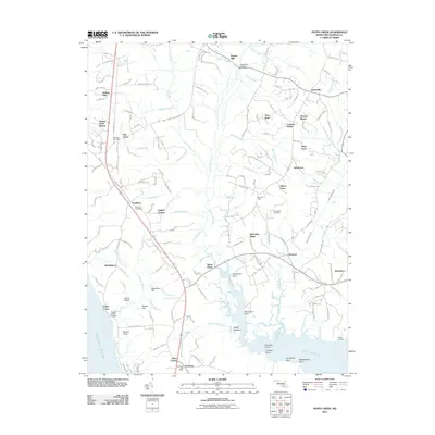 2011 Map of Popes Creek, 2011 Print
