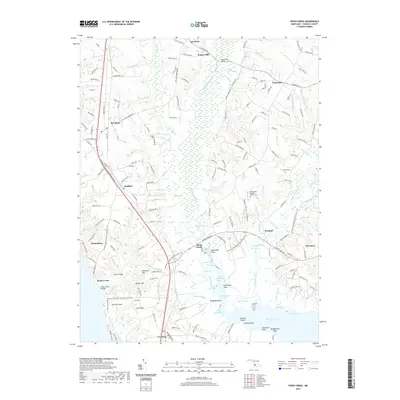 2019 Map of Popes Creek, 2019 Print