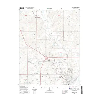 2015 Map of Poplar Bluff, 2015 Print