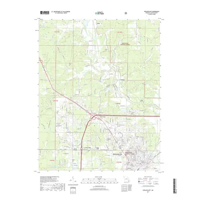 2017 Map of Poplar Bluff, 2017 Print