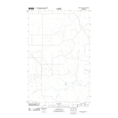 2011 Map of Poplar Coulee, 2011 Print