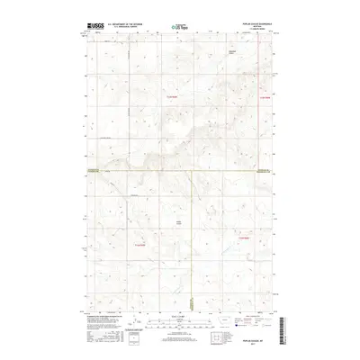2017 Map of Poplar Coulee, 2017 Print