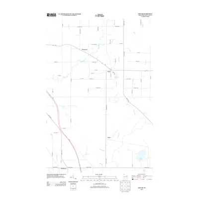 2013 Map of Poplar, 2013 Print