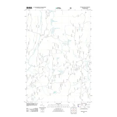 2011 Map of Poplar Lake, 2011 Print