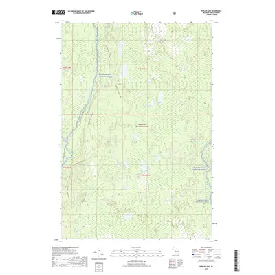 2019 Map of Poplar Lake, 2019 Print