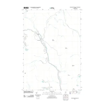 2011 Map of Poplar Mountain, 2011 Print