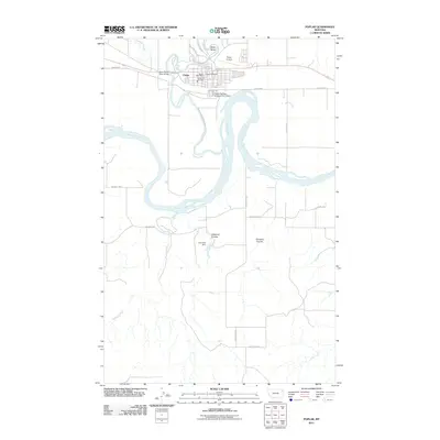 2011 Map of Poplar, 2011 Print