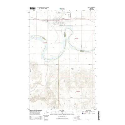 2014 Map of Poplar, 2014 Print