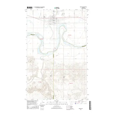 2017 Map of Poplar, 2017 Print