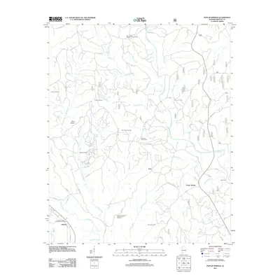 2011 Map of Poplar Springs, 2011 Print