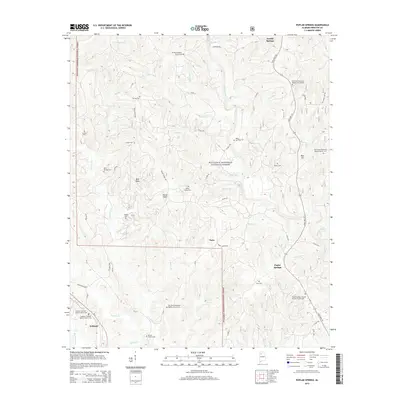 2014 Map of Poplar Springs, 2014 Print