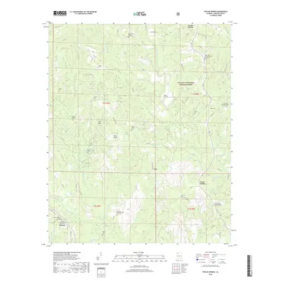 2018 Map of Poplar Springs, 2018 Print