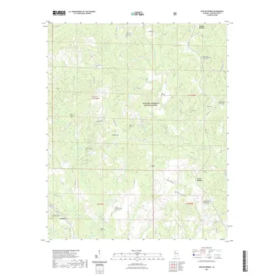 2021 Map of Poplar Springs, 2021 Print