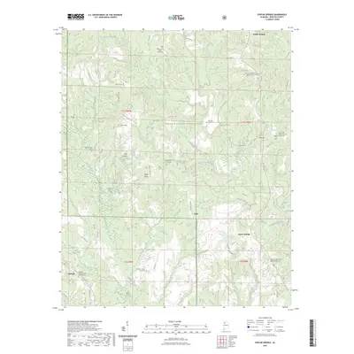 2023 Map of Poplar Springs, 2023 Print
