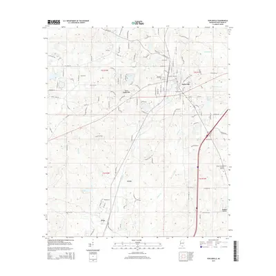 2015 Map of Poplarville, 2015 Print