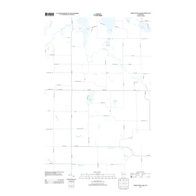 2013 Map of Poquettes Lake, 2013 Print
