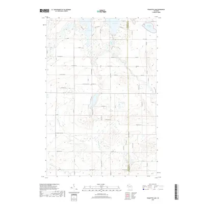 2018 Map of Poquettes Lake, 2018 Print